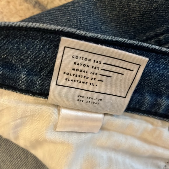 AYR The Must stretch widelegged jeans size 29 - Picture 3 of 3